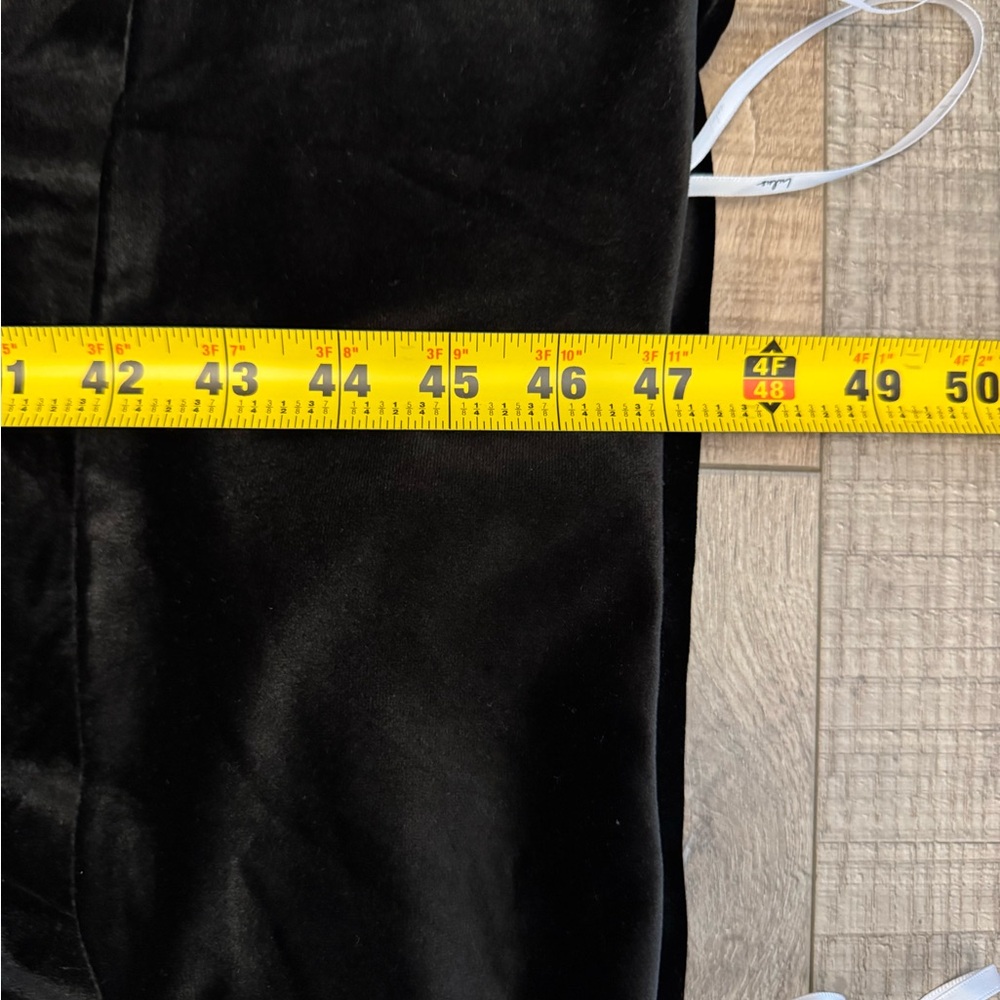 Lulu's Black Strapless Velvet Dress - Picture 5 of 7